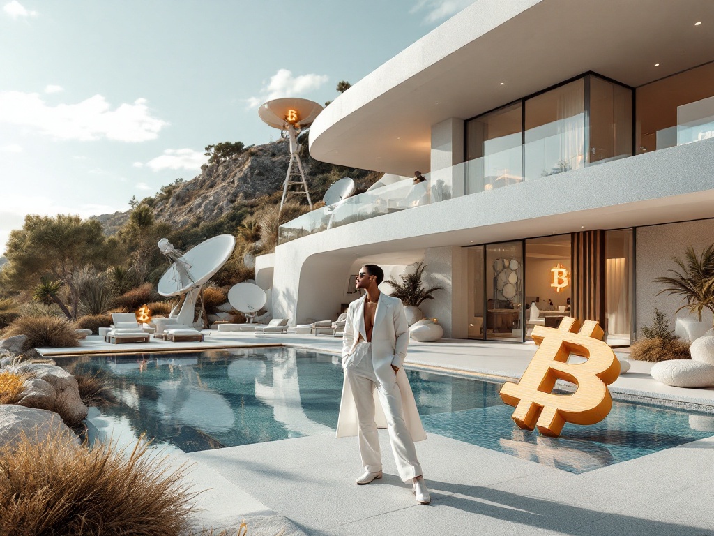 Future living in marbella with starlink and bitcoin.